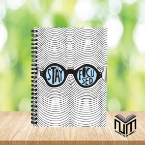 Notebook-Stay Focused (Lined)